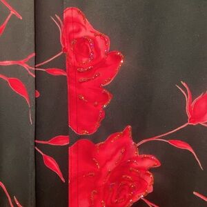 Black and Red Women's Jacket Set (2 pieces) size 14 Holidays